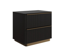 Sunpan 111674 - Kalla Nightstand - Charcoal